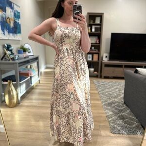 Floral Print Maxi Dress
